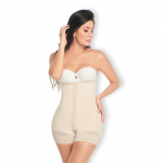 Faja colombiana Bodyflex strapless de alta compresión con refuerzo abdominal.