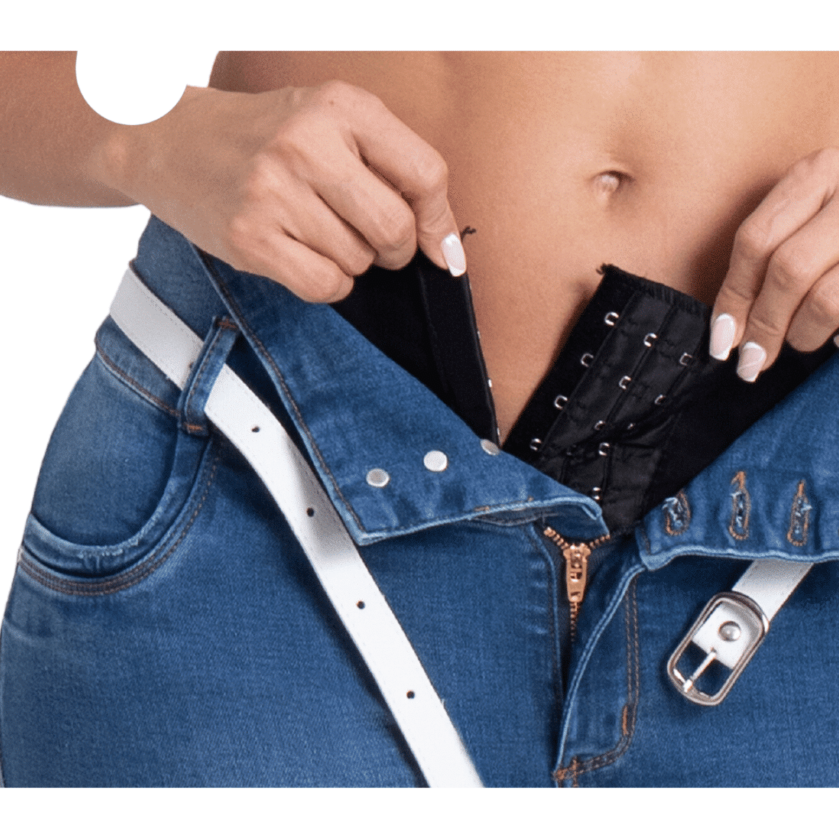 Jeans Con Faja Interna / Control de Abdomen - 526 - Ropa Colombiana