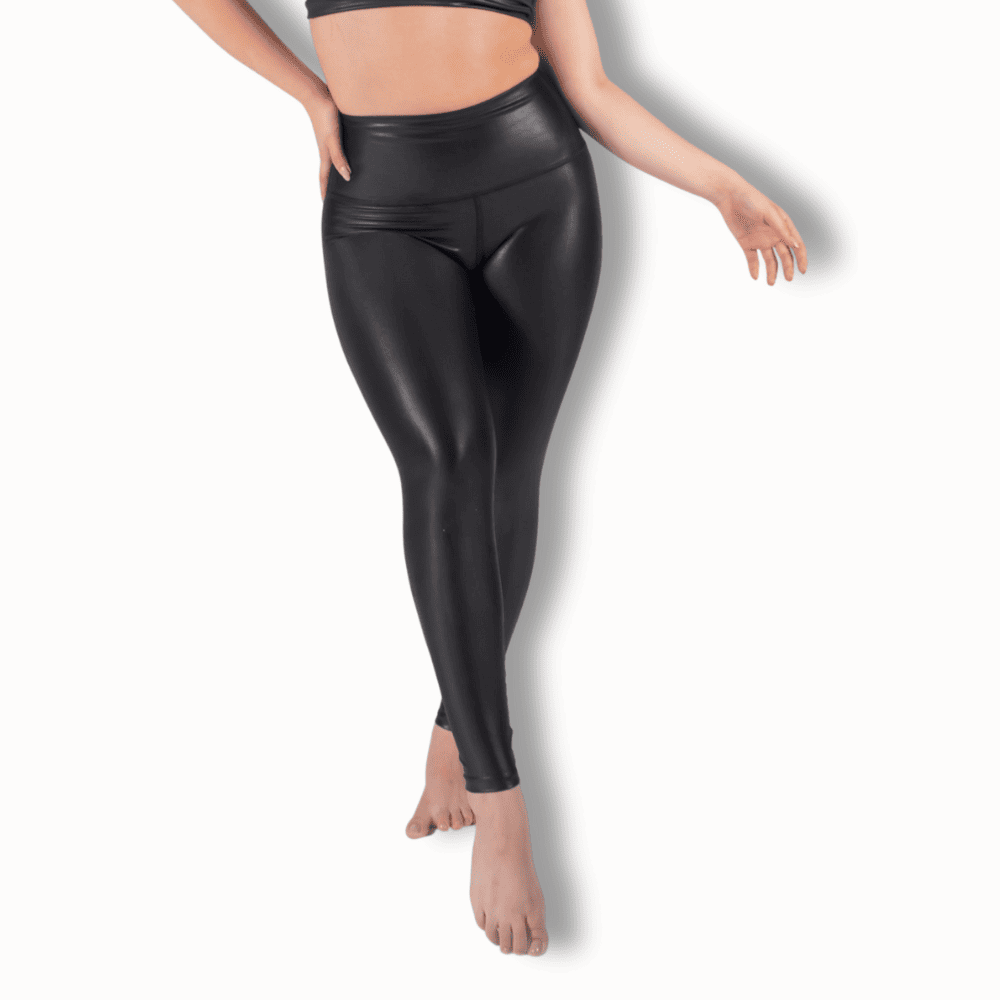 Leggins Negro Cuero