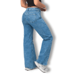 Jeans Wide Leg Mujer Elasticado - T22107832 - Imagen 3