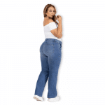 Jeans Bota Recta Azul Claro Talla Grande - P22036055 - Imagen 4