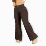 Jeans Wide Leg Café Mujer – T22107095 - Imagen 2